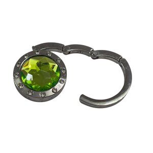 Handbag/ Purse Hook Portable For Dining Out Germ Free Bag- Green - NWT